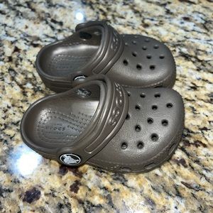 Brown Infant Crocs